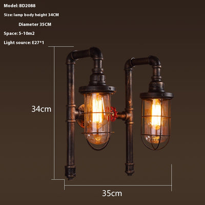 Lámpara de Pared Industrial Retro para Dormitorio y Pasillos - Image 16