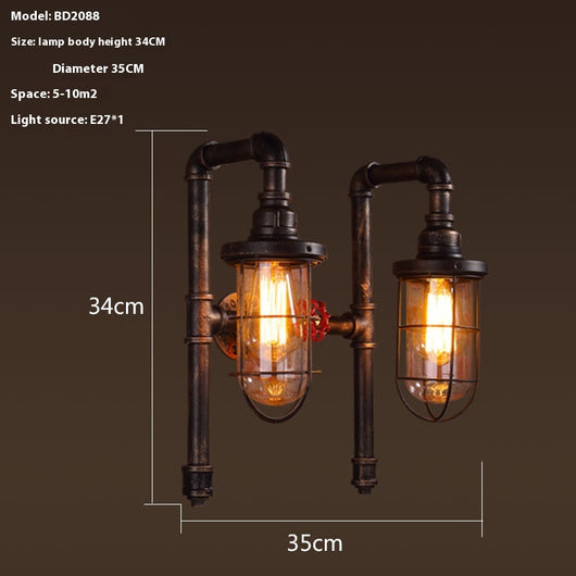 Lámpara de Pared Industrial Retro para Dormitorio y Pasillos - Image 16