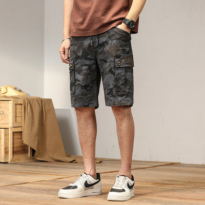 Shorts Cargo Retro Sueltos para Hombre con Múltiples Bolsillos - Image 3