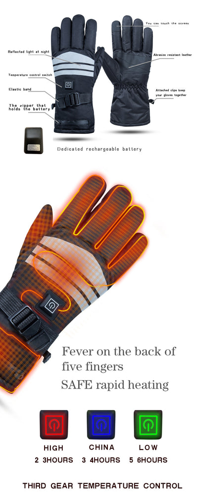 Guantes Térmicos para Esquí y Ciclismo - Aislamiento Reforzado - Image 18