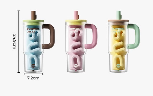 Vaso Portátil de Gran Capacidad con Popote - Tritan Resistente - Image 22