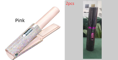 Cepillo Alisador Eléctrico 2 en 1 USB - Plancha y Rizador Multifuncional - Image 23