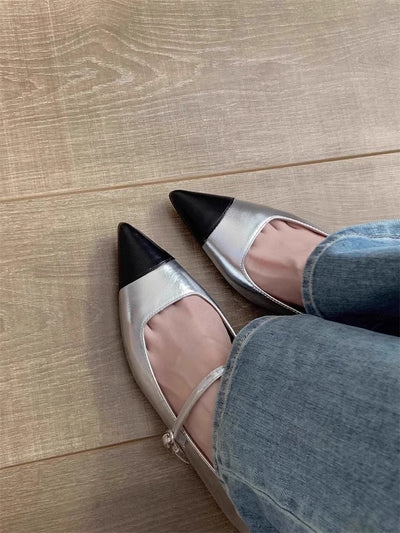 Zapatos Mary Jane con Tacón Medio y Punta Afilada para Mujer - Image 12