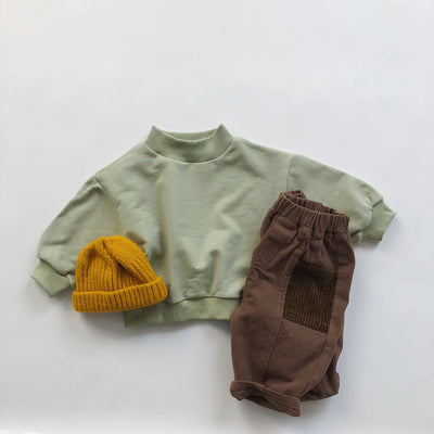 Buzo Cuello Alto Infantil Abrigo Grueso para Invierno - Image 8