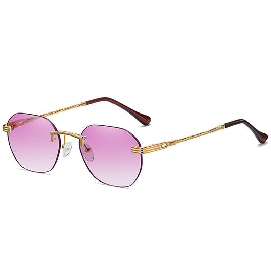 Gafas de Sol Metálicas sin Marco - Diseño Minimalista Unisex - Image 6