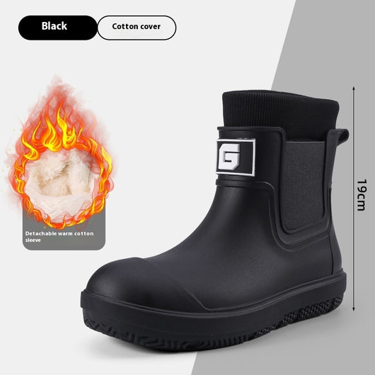 Zapatos Deportivos Impermeables para Hombre con Plataforma y Forro Polar - Image 6