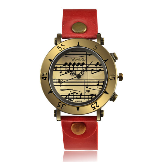 Reloj de Moda con Símbolo Musical - Diseño Novedoso para Hombre - Image 24