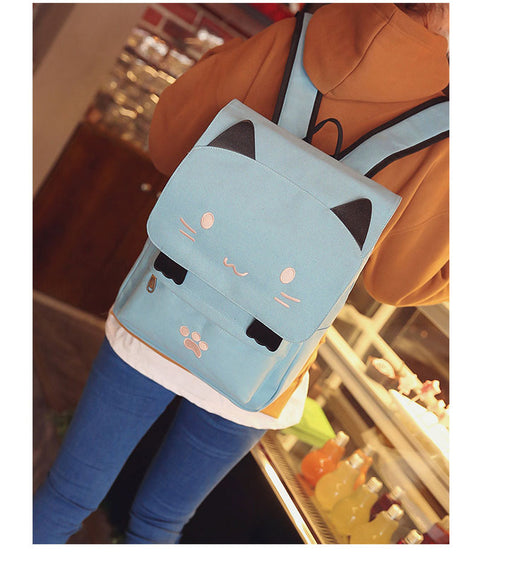 Mochila Escolar Gato Kawaii para Secundaria - Image 12