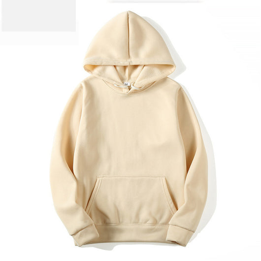 Sudadera con Capucha de Manga Larga - Suéter Casual de Color Sólido - Image 11