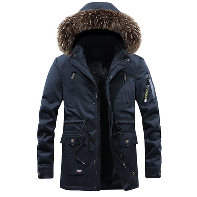 Chamarra de Invierno Estilo Coreano para Hombre con Pluma - Image 10