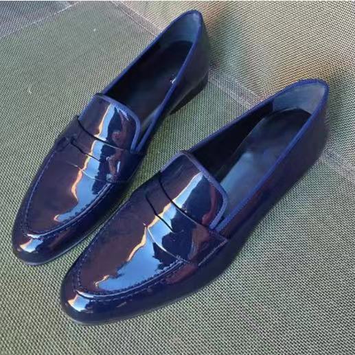 Zapatos de Cuero Ejecutivos Hombre - Diseño Mocasín Brillante Premium - Image 3