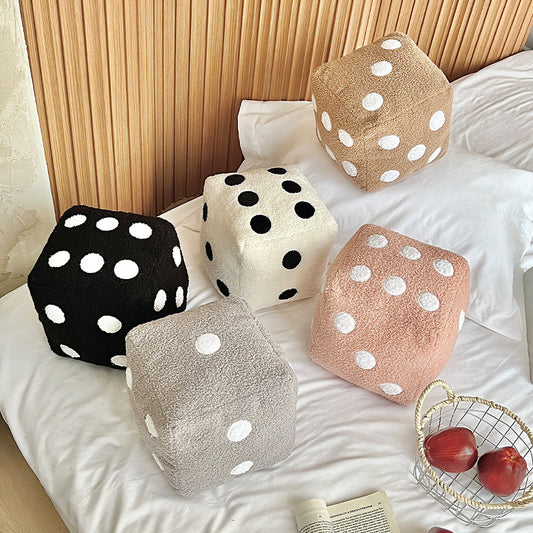 Cojín de Peluche Dado Decorativo para Sofá