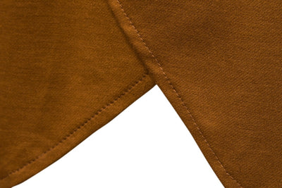 Sudadera Hoodie Slim Fit Irregular de Largo Medio en Colores Sólidos para Hombre - Image 32