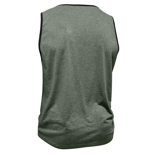 Camiseta Deportiva Suelta sin Mangas con Bolsillos y Estampado - Image 4