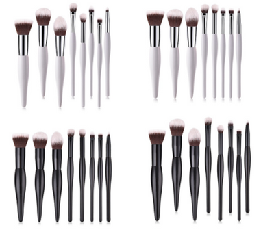Set de 8 Brochas y Herramientas de Maquillaje Profesional - Image 8