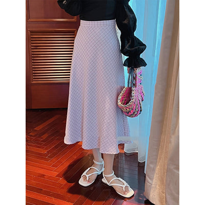 Falda Negra Cintura Alta Corte Recto para Mujer - Image 9
