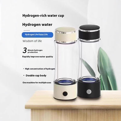 Vaso Generador de Agua Hidrogenada con Electrólisis de Alta Concentración