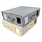 Bege Quadrado Transparente 2 38 X 33x12 Cm