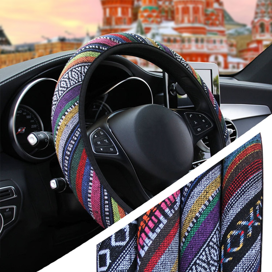 Funda de Volante Térmica de Peluche Corto - Agarre Antideslizante