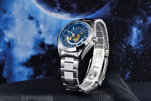 Reloj Mecánico Multifuncional GMT Doble Zona Horaria Luminoso Resistente al Agua - Image 12