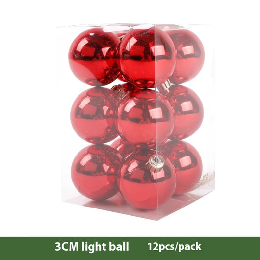Bola de Navidad Roja Electrochapada - Adorno Colgante para Árbol - Image 6
