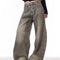 Pantalones Vaqueros Retro Splash Ink Machete para Pareja