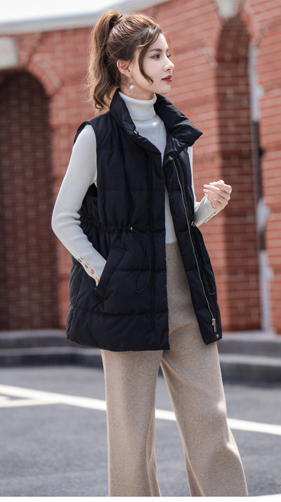 Chaleco Acolchado Ligero Estilo Coreano para Mujer - Image 18