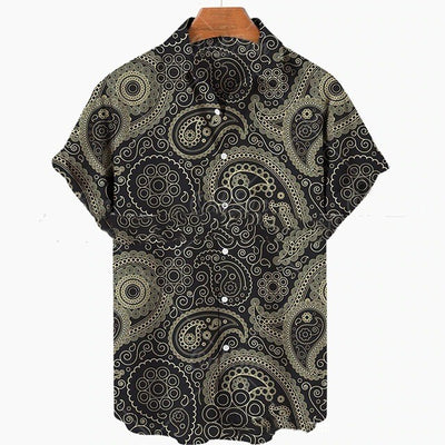 Camisa Casual Hombre con Impresión 3D Digital - Image 8