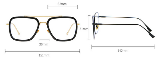 Gafas Retro Iron Man Espejo Plano Unisex - Marco Metálico Clásico - Image 13