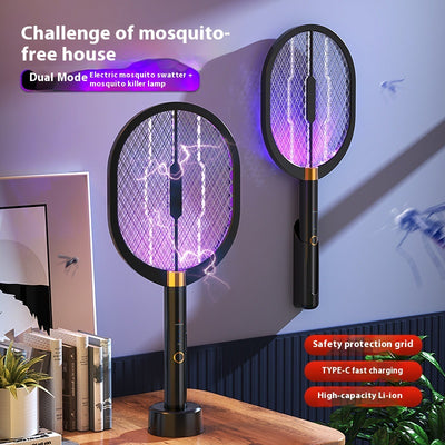 Raqueta Eléctrica Antimosquitos con Atracción Automática y Carga Inalámbrica - Image 14
