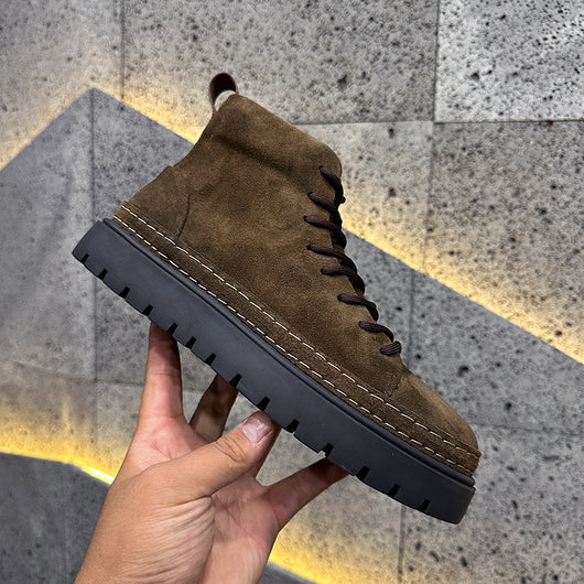 Botas Martin de Gamuza Forradas en Fleece - Zapatos Casuales Cálidos con Suela Reforzada - Image 3