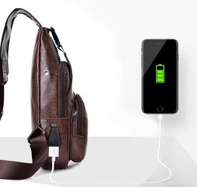 Mochila Antirrobo con Carga USB para Hombre - Bolso Retro de Viaje y Deporte - Image 2