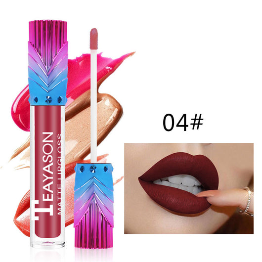 Labial Glaseado Rojo Intenso de Larga Duración - Fórmula Antiadherente - Image 27