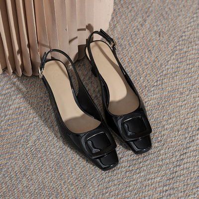 Tacones Altos Cerrados con Hebilla - Stiletto Elegante para Mujer - Image 6