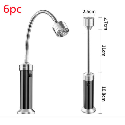 Linterna LED Magnética Multifunción con Zoom Rotativo para Asados y Reparaciones - Image 11