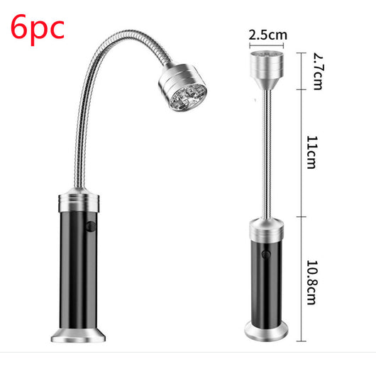 Linterna LED Magnética Multifunción con Zoom Rotativo para Asados y Reparaciones - Image 11