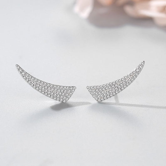 Aretes Alas de Ángel en Plata S925 con Diamantes Completos - Image 8