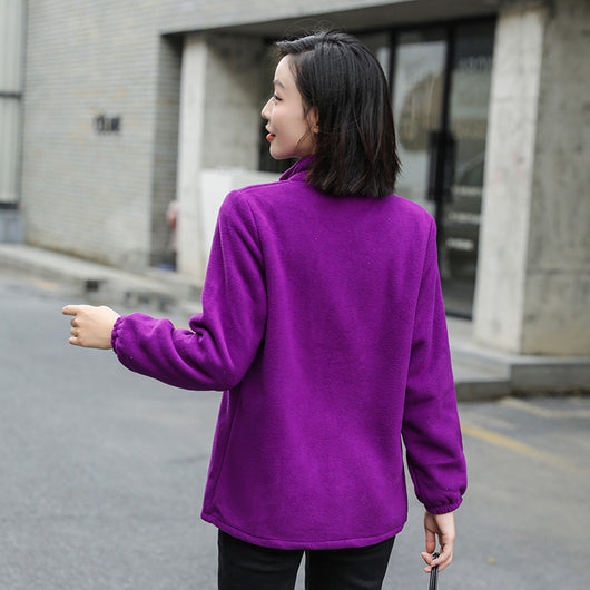Chaqueta Polar para Mujer - Abrigo Deportivo y Casual Versátil - Image 2