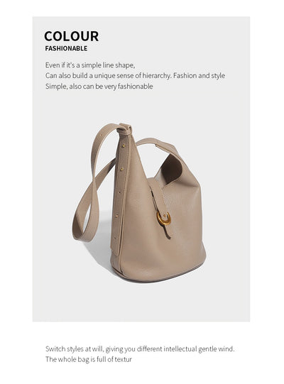 Bolso de Cuero Genuino con Asa de Hombro - Image 34