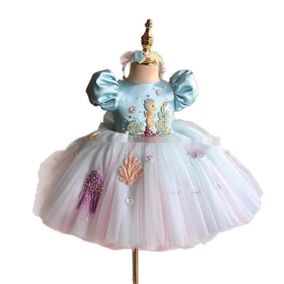 Vestido Princesa Niña FARCENT con Falda Voluminosa Burbuja - Image 11