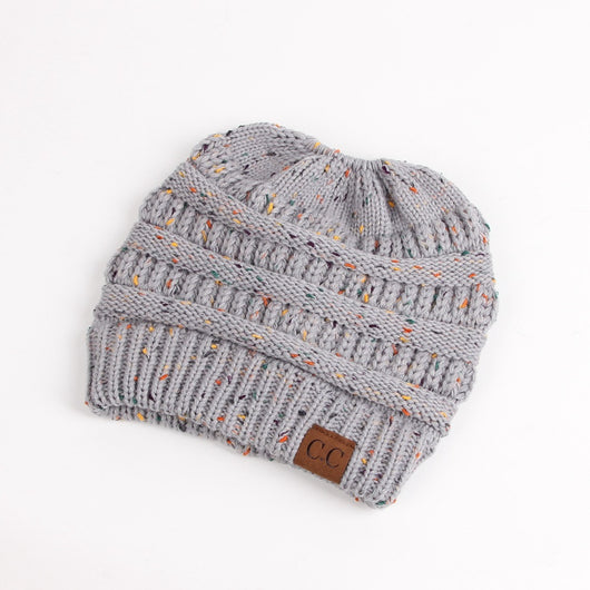 Gorro de Lana con Coleta Tejido - Abrigo Exterior Europeo - Image 15
