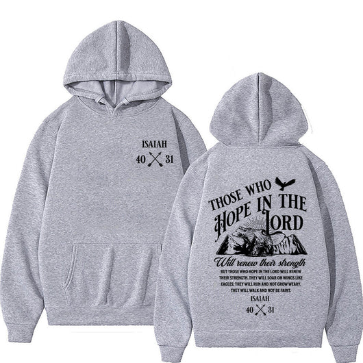 Sudaderas con Estampado de Letras Cristianas Jesús para Hombre y Mujer - Image 5