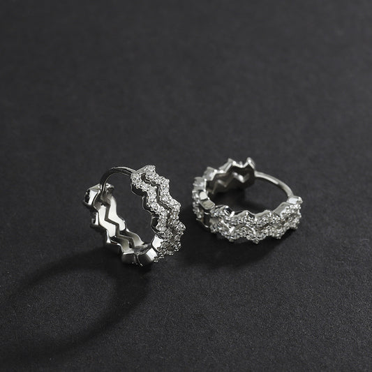 Aretes de Plata 925 Diseño Trenza Retorcida - Elegancia Minimalista - Image 2
