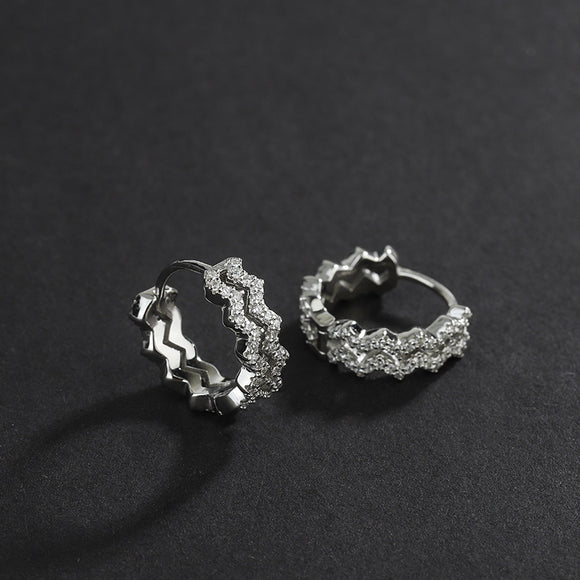 Aretes de Plata 925 Diseño Trenza Retorcida - Elegancia Minimalista