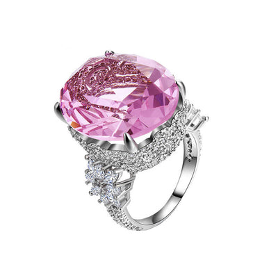 Anillo de Diamante Gigante con Huevo de Paloma Extragrande - Image 8