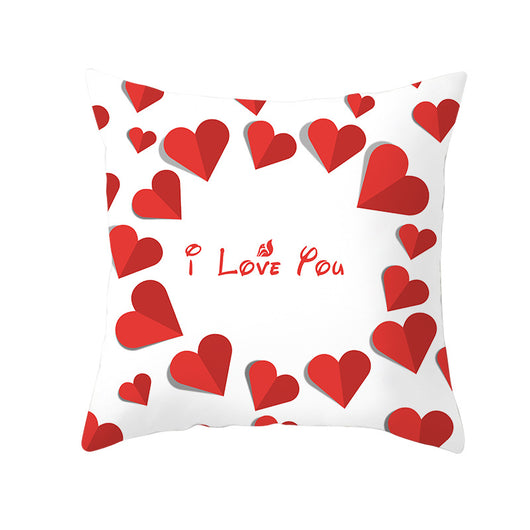 Funda de Cojín con Estampado Gráfico para Día de San Valentín - Image 4