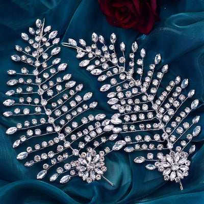 Accesorios para Cabello Plateados con Diamantes - Image 4