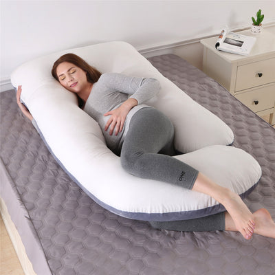 Almohada Ergonómica en Forma de G con Terciopelo Cristal Extraíble para Dormir de Lado - Image 7