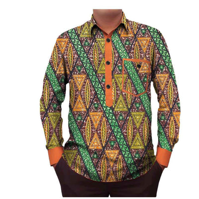 Playera de Algodón con Estampado Batik para Hombre - Image 6