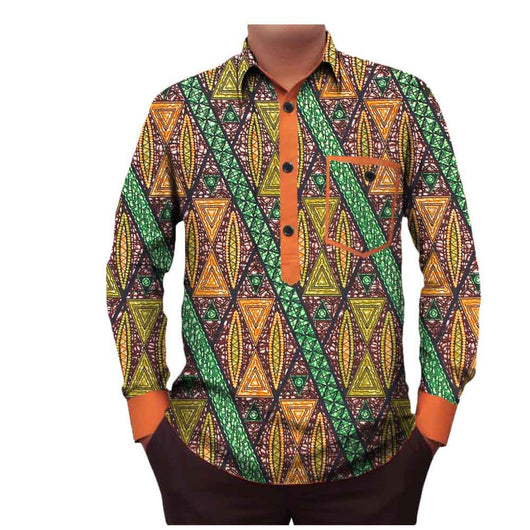 Playera de Algodón con Estampado Batik para Hombre - Image 6